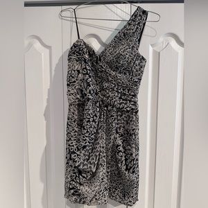 Max & Cleo One shoulder midi dress